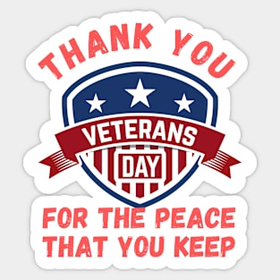 Thanks To All Brave Men And Women Who Serve Sticker